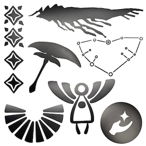 Sky: Children of the Light Vinyl Sticker – Handmade Silhouette Decal for Car, Laptop, Wall – Weather-Resistant | Transfer Tape Included