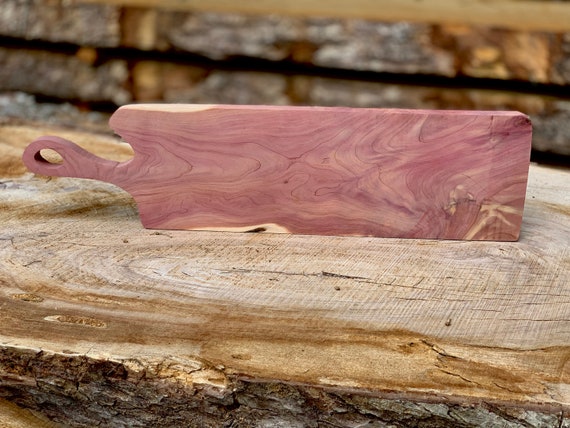 Handcrafted Cedar Cutting/Serving Board - Small - 100% Western Red Cedar