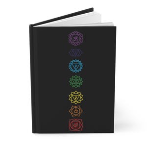 7 Chakras Hardcover Journal Matte