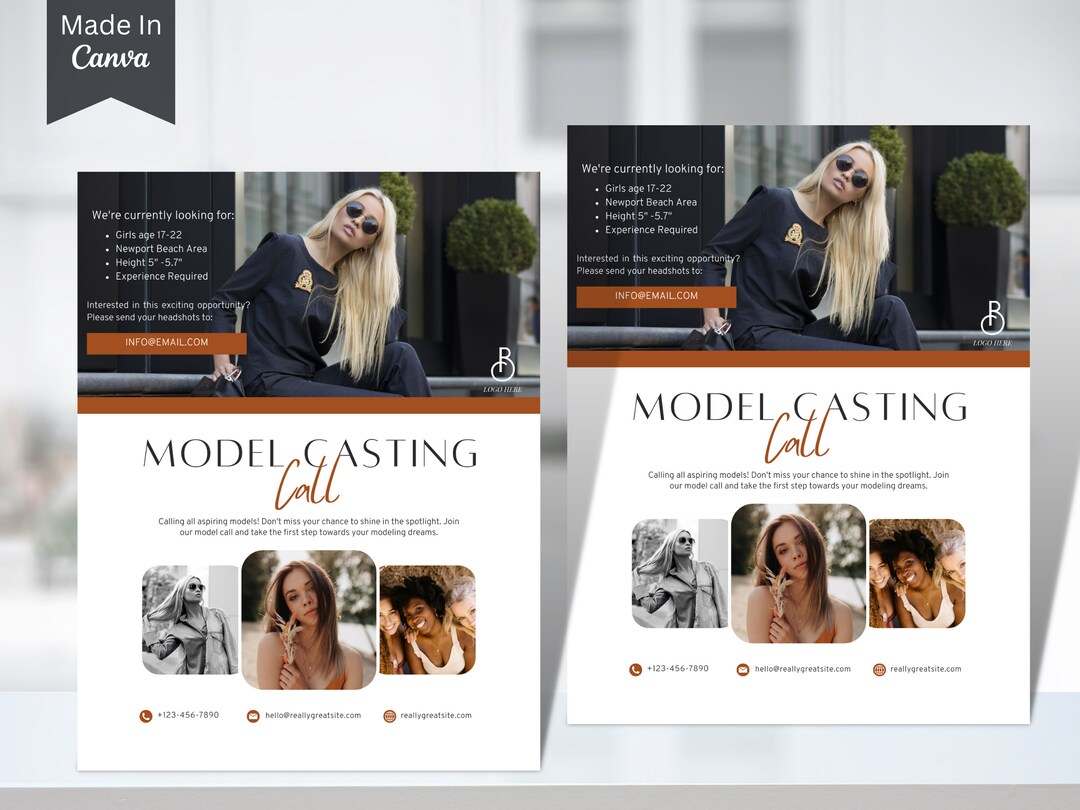 Models Calling Model Call Template, Photography Casting Call, Photography Model Call ...