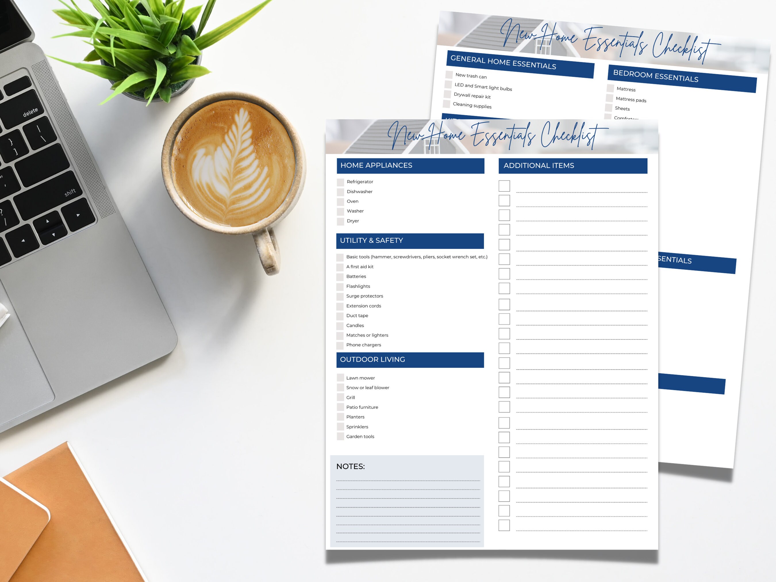 New Home Essentials Checklist, New Home Checklist Printable, First Home ...