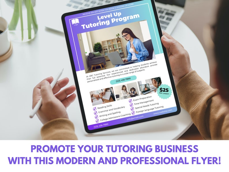 Home Lesson Flyer Samples DIY Tutoring Flyer Templates Design, Teacher Private Lesson Course ...
