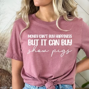 Womens Funny Pig Show Mom T-Shirt For Cute Mama Womens Funny Pig Show Mom T-Shirt For Cute Mama