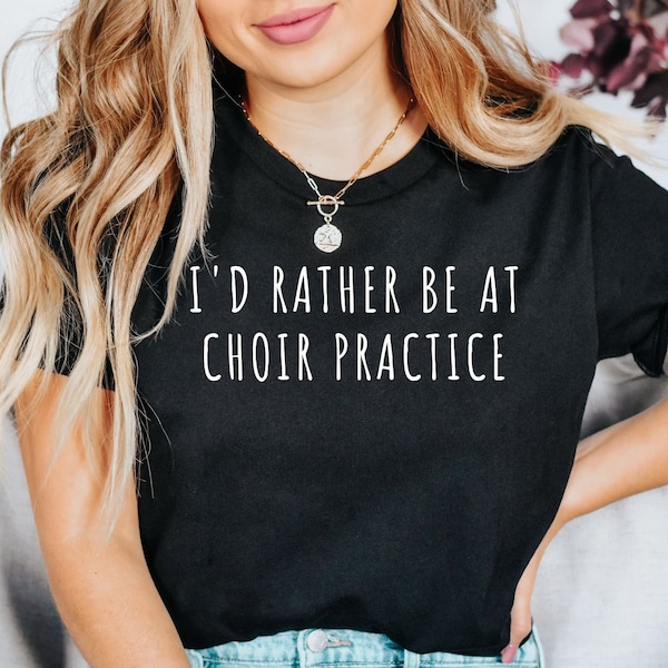 Funny Choir Shirt Etsy