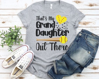 Granddaughter Softball Shirt Softball Game Tee Ballpark Shirt Softball Mom Shirt Softball Girl Shirt Softball Grandma Softball Aunt Shirt
