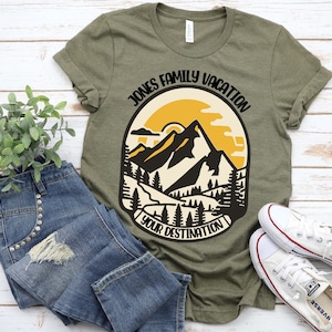 Gatlinburg Pigeon Forge Custom Family Name Vacation Shirt Mountains Shirt Gatlinburg Pigeon Forge Mountains Tee Tennessee T-Shirt