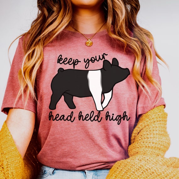 Womens Cute Pig Show Mom T-Shirt Womens Cute Pig Show Mom T-Shirt