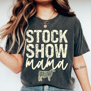 Neutral Coquette Cattle Tee Comfort Colors Vintage Market Heifer Show Shirt Bows and Cows Gift Livestock Tee County Fair Youth Tee