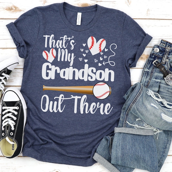 Baseball Grandma Shirt Tball Grandma Baseball Game Tee Ballpark Shirt Baseball Grandson Shirt Baseball Boy Shirt Baseball Sports Grandma Tee