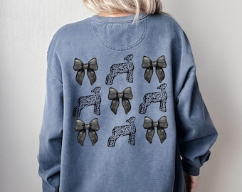 Comfort Colors Vintage Stock Show Lamb Sweatshirt Back Print Retro Sheep Shirt Show Gift Livestock Pullover Market Southdown Mama Crewneck