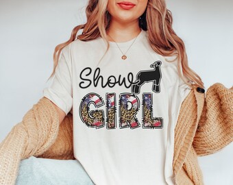 Show Lamb Shirt Funny Stock Show Sheep Show Girl Stock Show Kid Lamb Showman Lamb Breeder Youth Stock Show Gift Lamb Lover Livestock TShirt