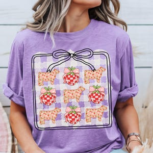 Strawberry Coquette Stock Show Heifer Shirt Cattle Show Girl Gift Livestock Show Mom Tee Cow Breeder TShirt Show Mama Tshirt County Fair Tee