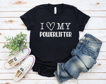 Powerlifting Mom Shirt Custom Name Powerlifting Shirt Powerlifting Grandma Shirt Powerlifting Aunt Powerlifting Girlfriend Shirt Gift