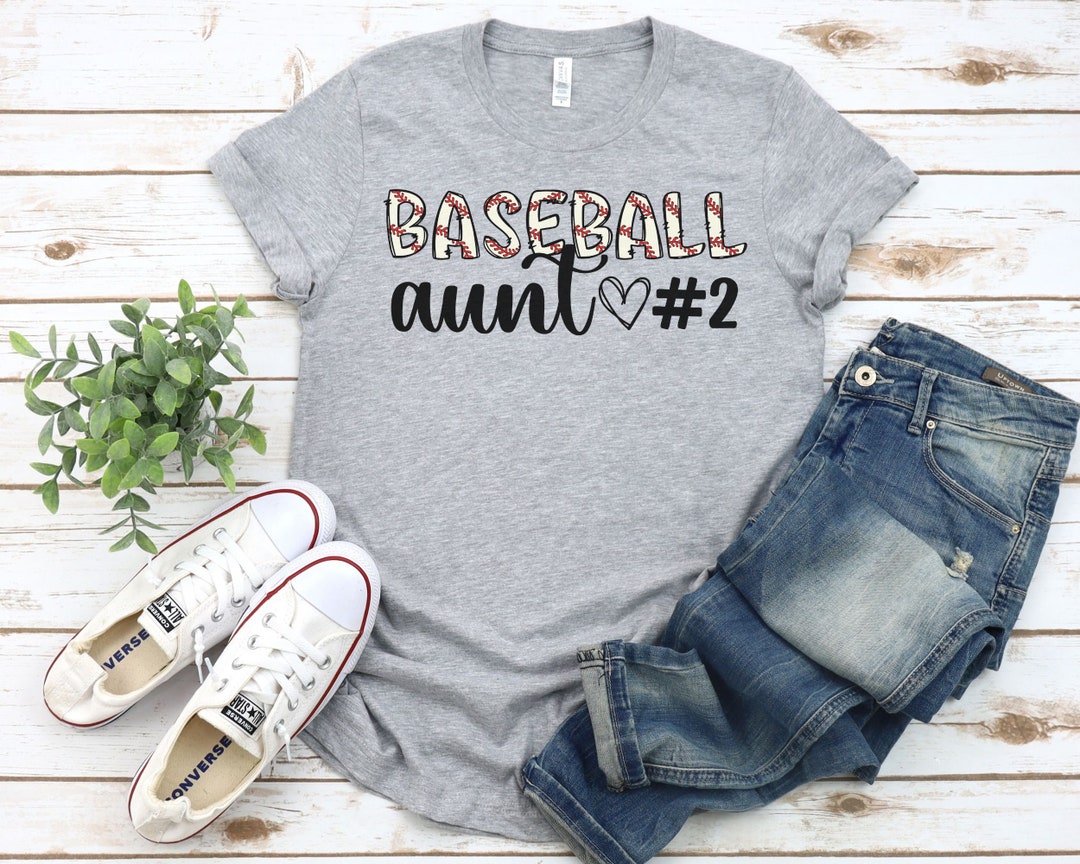 Baseball Aunt Shirt Tball Aunt Baseball Game Tee Ballpark Etsy