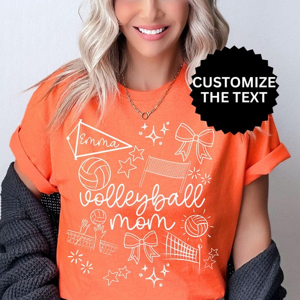 Checkered Coquette Volleyball Mom Shirt Tournament Day Tee Bump Set Spike Mama T-Shirt Custom Name V-Ball Nana Gift Libero Matching Tees