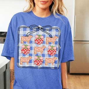 Comfort Colors Strawberry Coquette Youth Heifer TShirt Vintage Retro Stock Show Cow Shirt Gift for Livestock Contest Cute Cattle Mama Tee