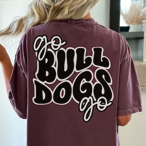Camisa de mascota de la escuela Eagles Camiseta de fútbol Camiseta de espíritu de escuela secundaria Día del juego de deportes escolares Camiseta de mamá Colores escolares personalizados Deportes juveniles