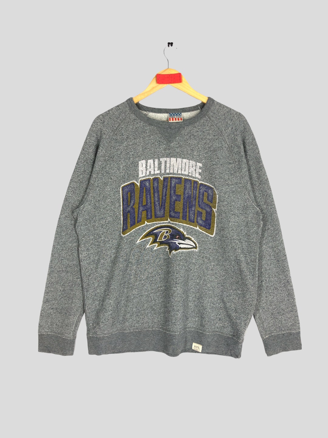Vintage Baltimore Ravens NFL Team Sweatshirt Baltimore Ravens Pullover