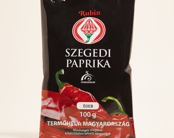RUBIN Pimentón húngaro dulce en polvo de la región de Szeged (D.O.P.) 1kg / 35.3oz