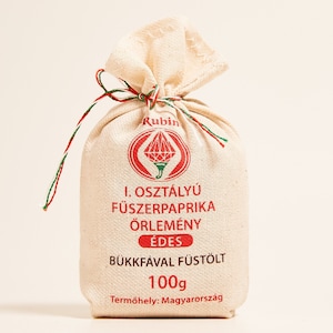 RUBIN Smoked Sweet Ungarisches Paprikapulver aus Der Region Szeged (D.O.P.) im Geschenkbeutel 1kg / 35.3oz