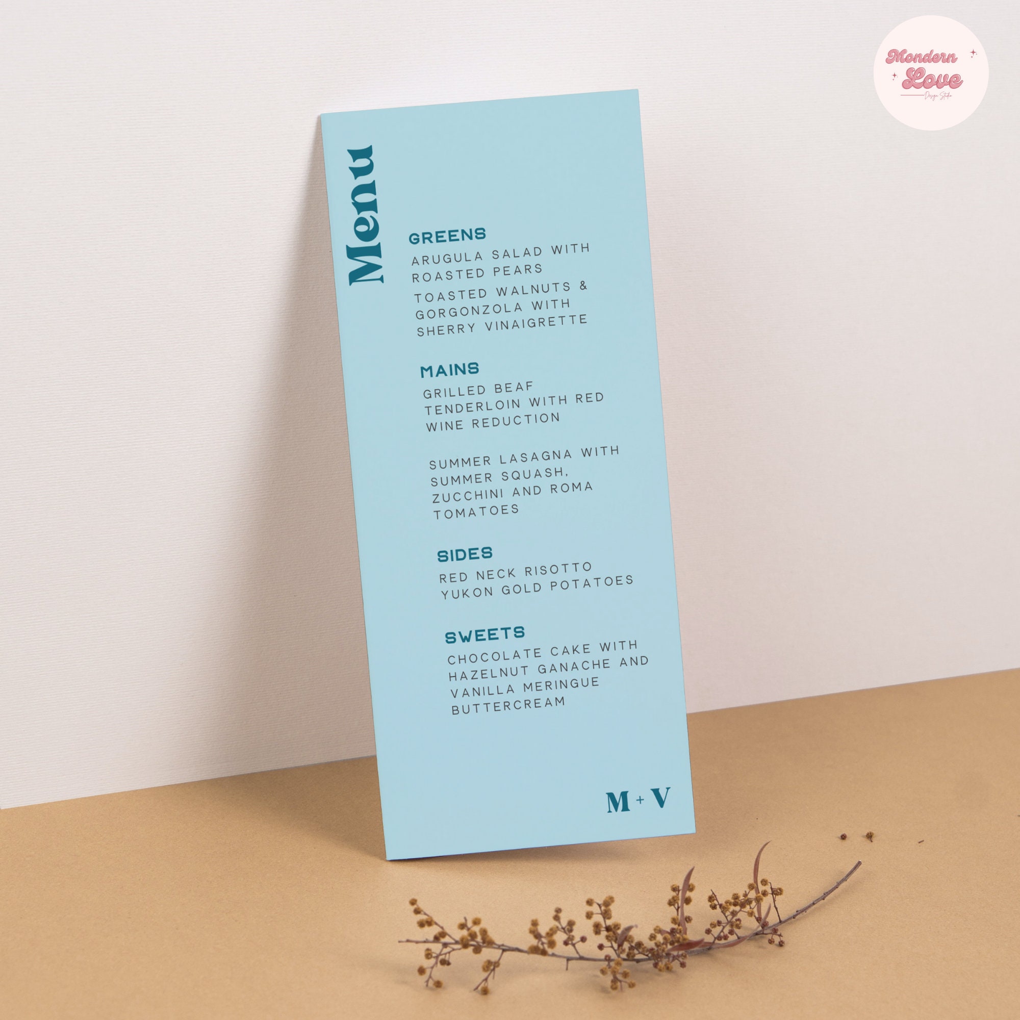 Alternate Wedding Menu Template, Cool Wedding Menu, Modern Script ...