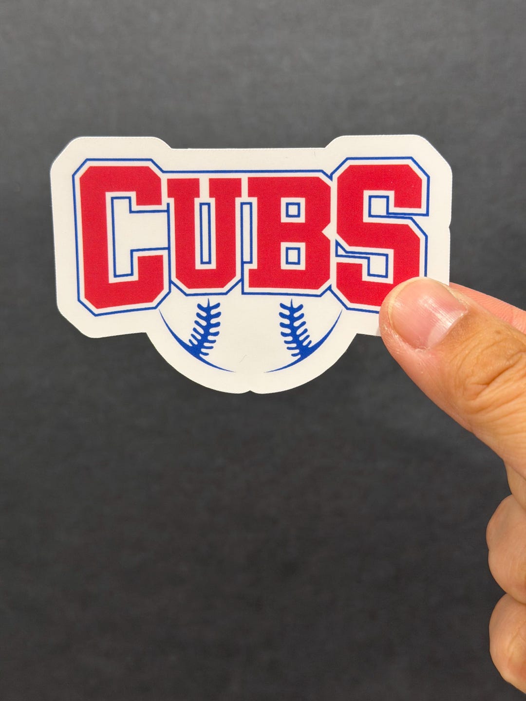 Chicago Cubs Baseball Inspired Stickers Quote Perfect Gift for Laptop ...