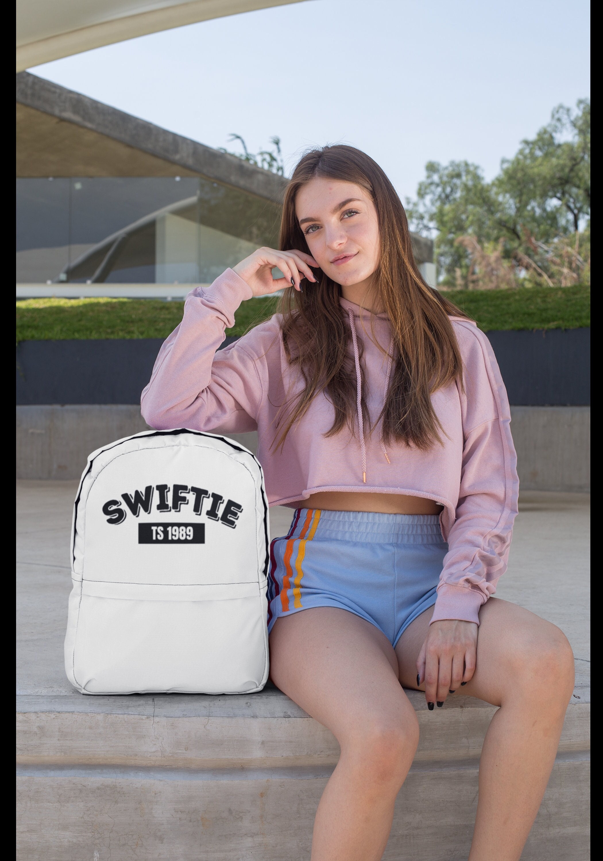 Taylor Swift Unisex Fabric Backpack Bag Swifties Celeb Merch School