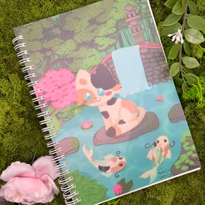 Koi Pond Neko Sticker Book| Sticker Book to collect Stickers