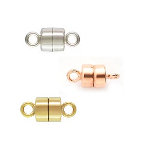 Gold Filled,Rose Gold,Sterling Silver Magnetic Clasp 4.5 mm, Made in USA,