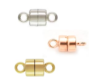 Gold Filled,Rose Gold,Sterling Silver Magnetic Clasp 4.5 mm, Made in USA,