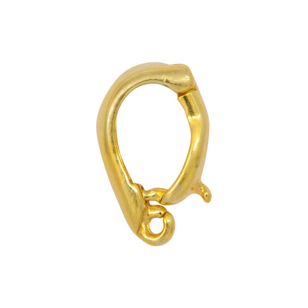 Sterling Silver Gold Plated / Vermeil 13.4mm Height by 3.2mm Length by 7.9mm Width, Enhancer Bail with 19.0. Quantity per pack - 1 Piece.