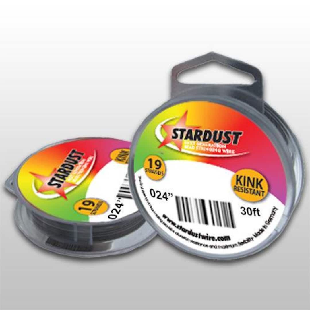 Star-dust 19 Strand, 0.024 Inch Diameter, 30 Feet Bright Beading Wire ...