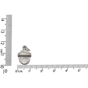 Sterling Silver, 11.2mm Width by 7.3mm Length by 15.4mm Height, Dandy Horse Brush Charm. Quantity Per Pack: 1 Piece.