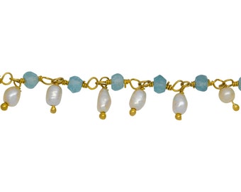 Brass Gold Plated 3.11mm Width by 2.40mm Length Natural Hand Cut Apatite Stone, With One of 3.10mm Width by 3.85mm . Price per: 1 Inch.