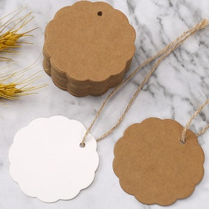 Baby Autositz Schild Runde Kraftpapier Tags Wellenrand Papier Karten Etiketten Hang Tag Hochzeit Geburtstag Weihnachten Verpackung Liefert Kuchen Box Decor