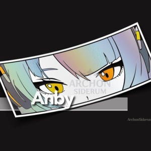 Anby Decal || Zenless Zone Zero 8&quot; Sticker