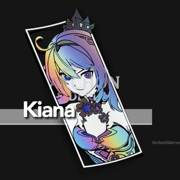 Kiana - Herrscher of Finality Decal || Genshin Impact 8" Sticker