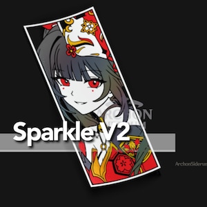 Sparkle Decal || Honkai Star Rail 8&quot;  Sticker