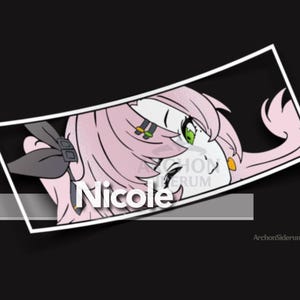 Nicole Decal || Zenless Zone Zero 8&quot; Sticker