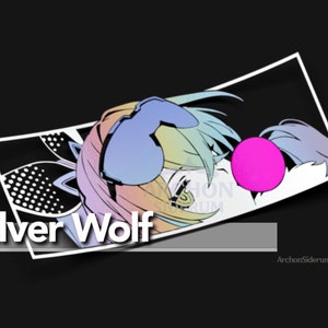 Silber Wolf Aufkleber || Honkai Star Rail 8&quot; Sticker