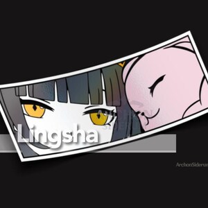 Lingsha Decal || Honkai Star Rail 8&quot;  Sticker