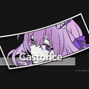 Castorice Aufkleber || Honkai Star Rail 8" Sticker