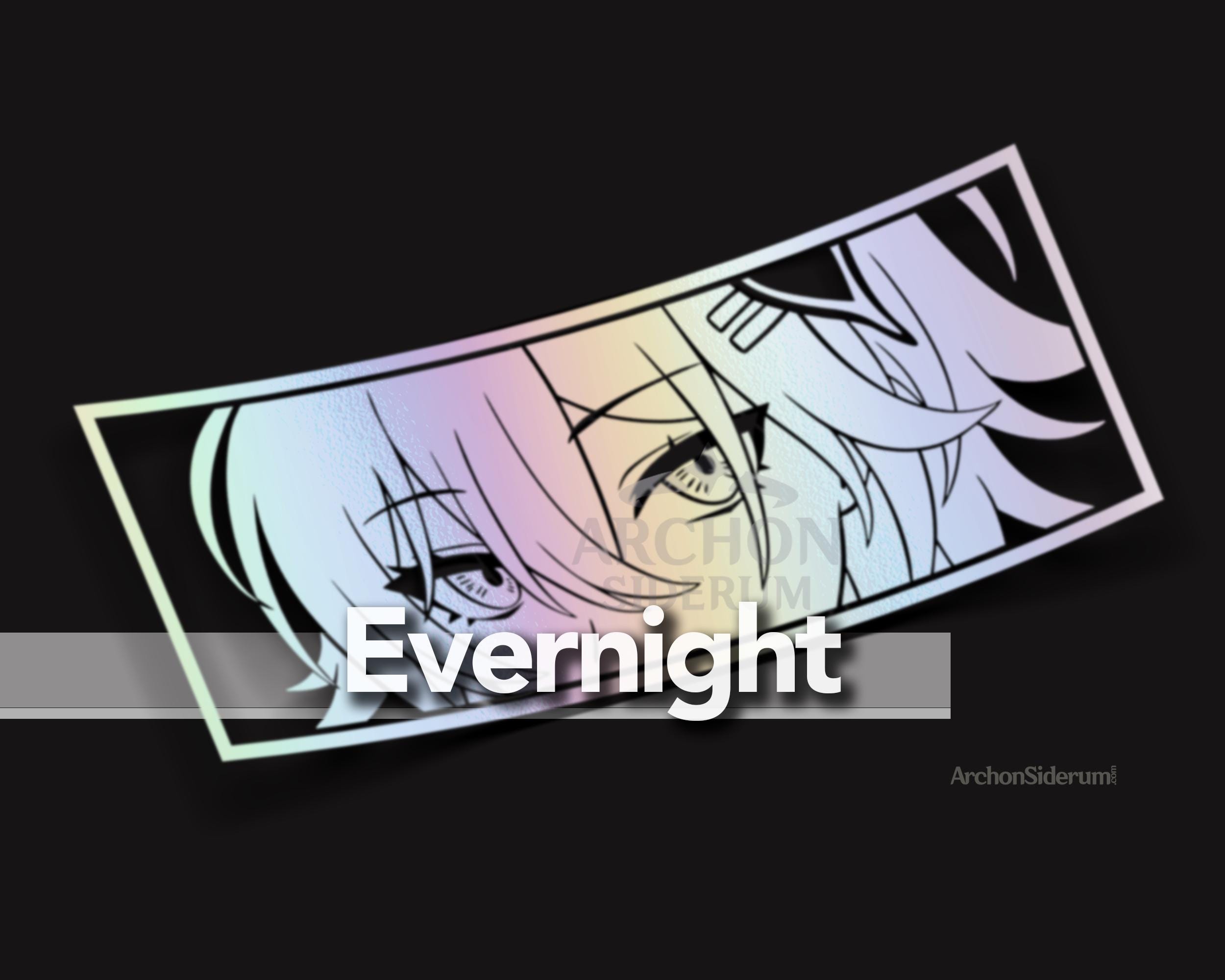 Evernight Sticker Maker Evernight Decal || Honkai Star Rail 8
