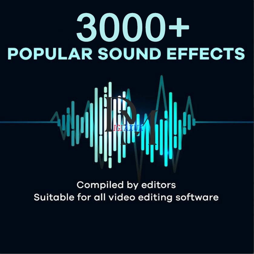 3000 Mega Sound Effects Bundle Sound Effects for Content Etsy