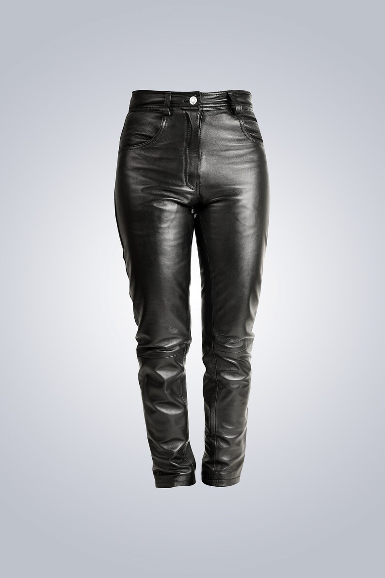Real Leather Pants for Women Etsy