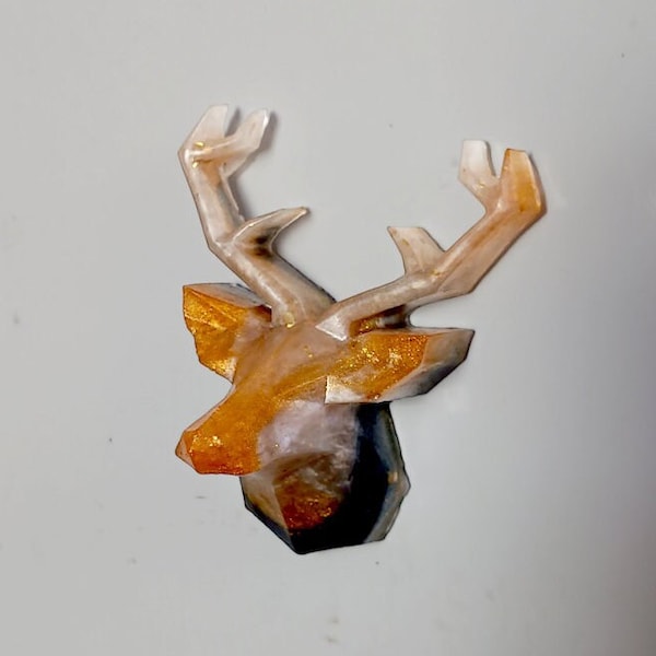 Deer Head Magnet - Unique - Handmade - Premade - Nature - Strong Magnet