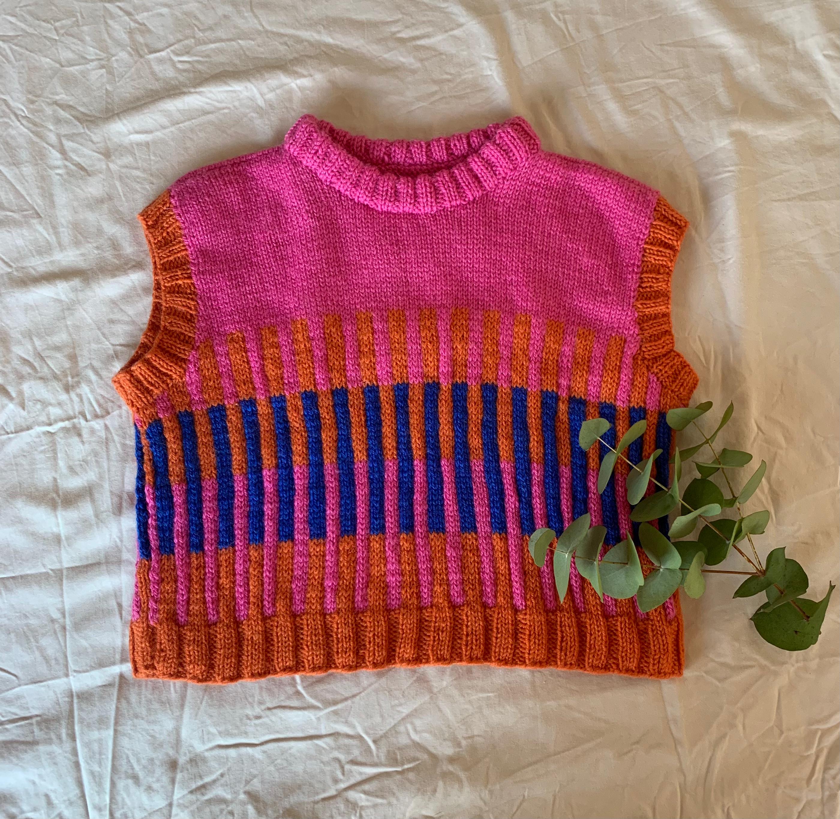 Color Block Vest - Etsy Canada