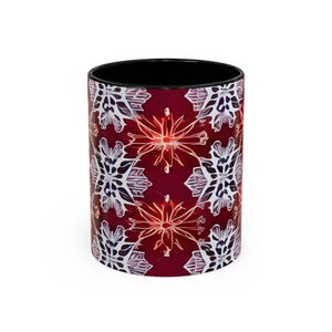 Red christmas Accent Coffee Mug, 11oz