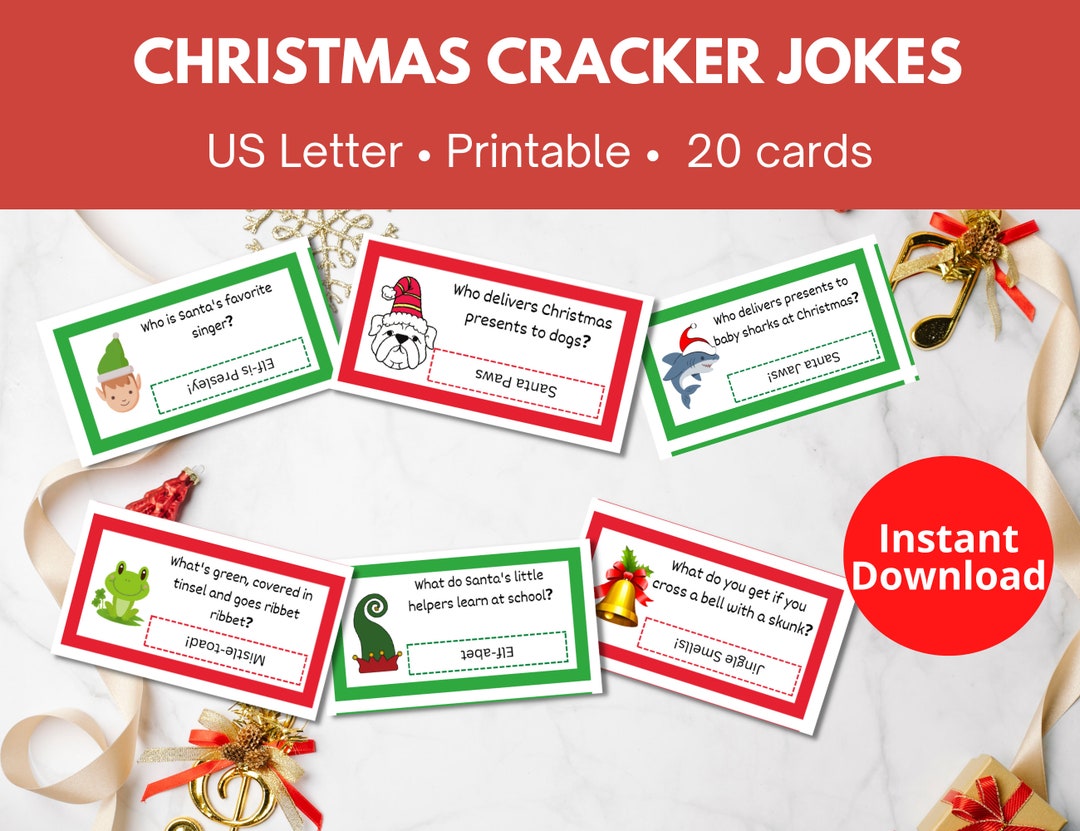 Printable Christmas Jokes | Jokes for Kids | Lunchbox Jokes | Lunch Box Cards | Christmas Puns ...