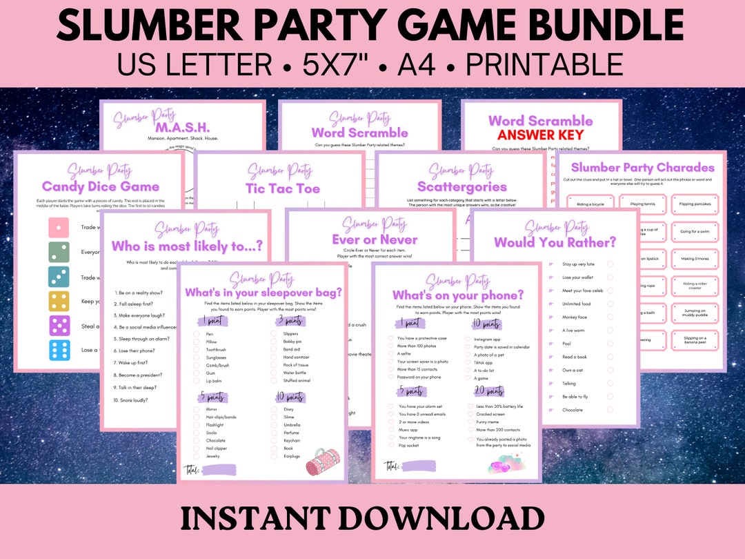 Slumber Party Games For Teens And Tweens Sleepover Party Games For slumber-party-games-for-teens-and-tweens-sleepover-party-games-for